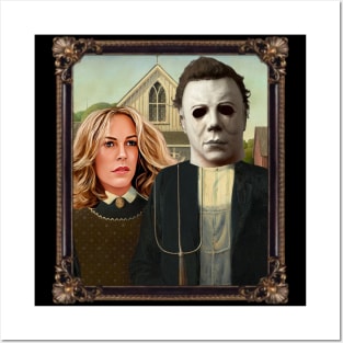 Halloween - Michael Myers and Laurie Strode Posters and Art